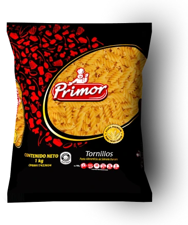 Fotografía de referencia: Pasta Primor · Tornillos