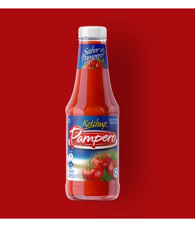 Fotografía de referencia: Salsa de tomate Pampero · kétchup